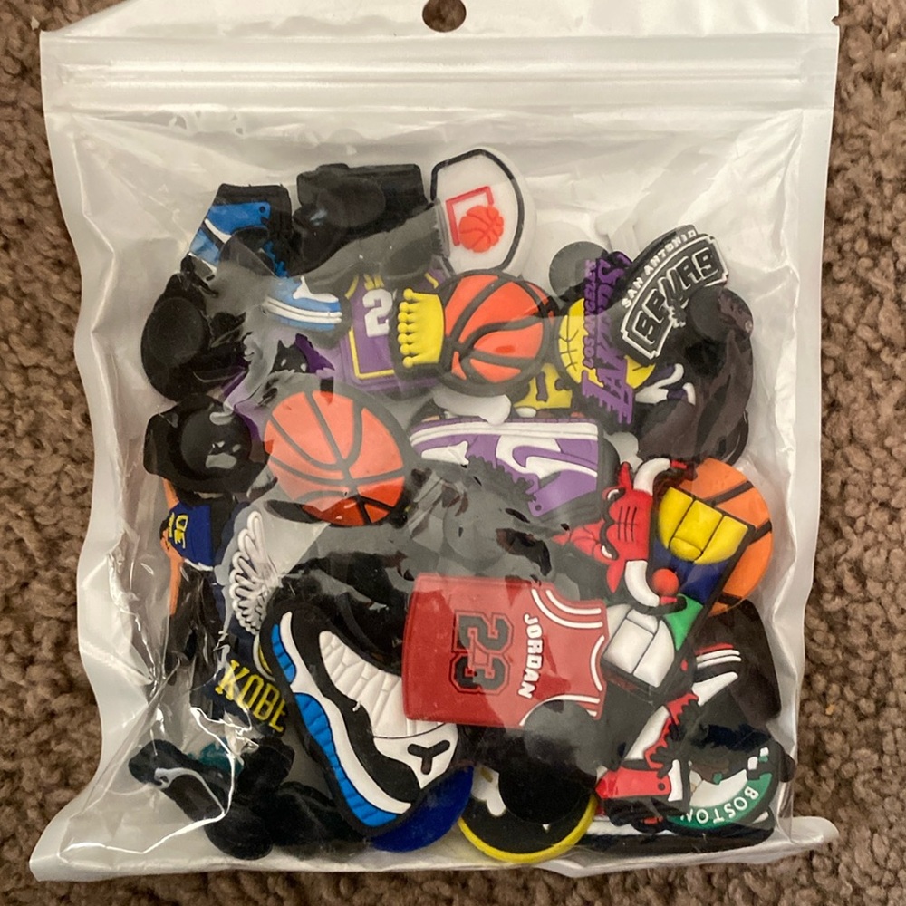 NWT basketball jibbitz